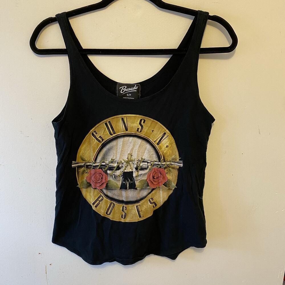 Bravado Guns And Roses Muscle Tank Top Size Small Bon Jovi Band Tee Rock Metal - Picture 3 of 7